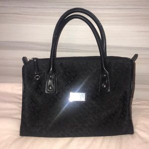 tommy hilfiger black handbag
